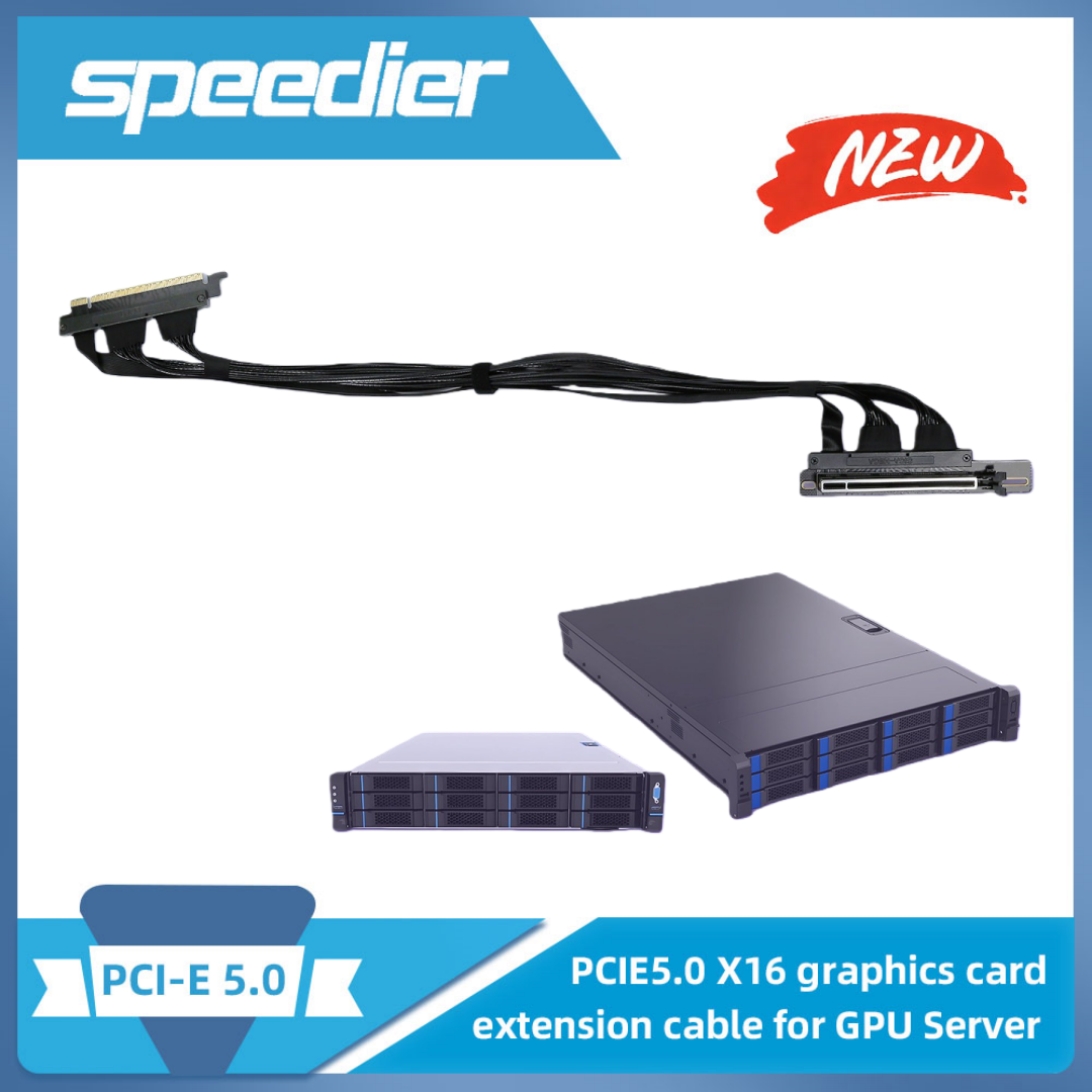 Pcie 5.0 Gpu Riser Cable - GPUサーバー専用PCIE 5.0 X16グラフィックスカード延長ケーブルAI人工知能コンピューティングカード取得カード