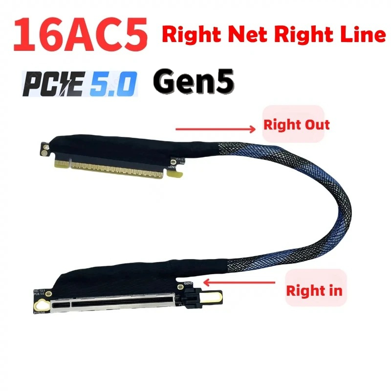 GEN5 ライザーケーブル PCI E 5.0 X16 グラ - Pcie 5.0 Gpu Riser Cable のレビューと価格